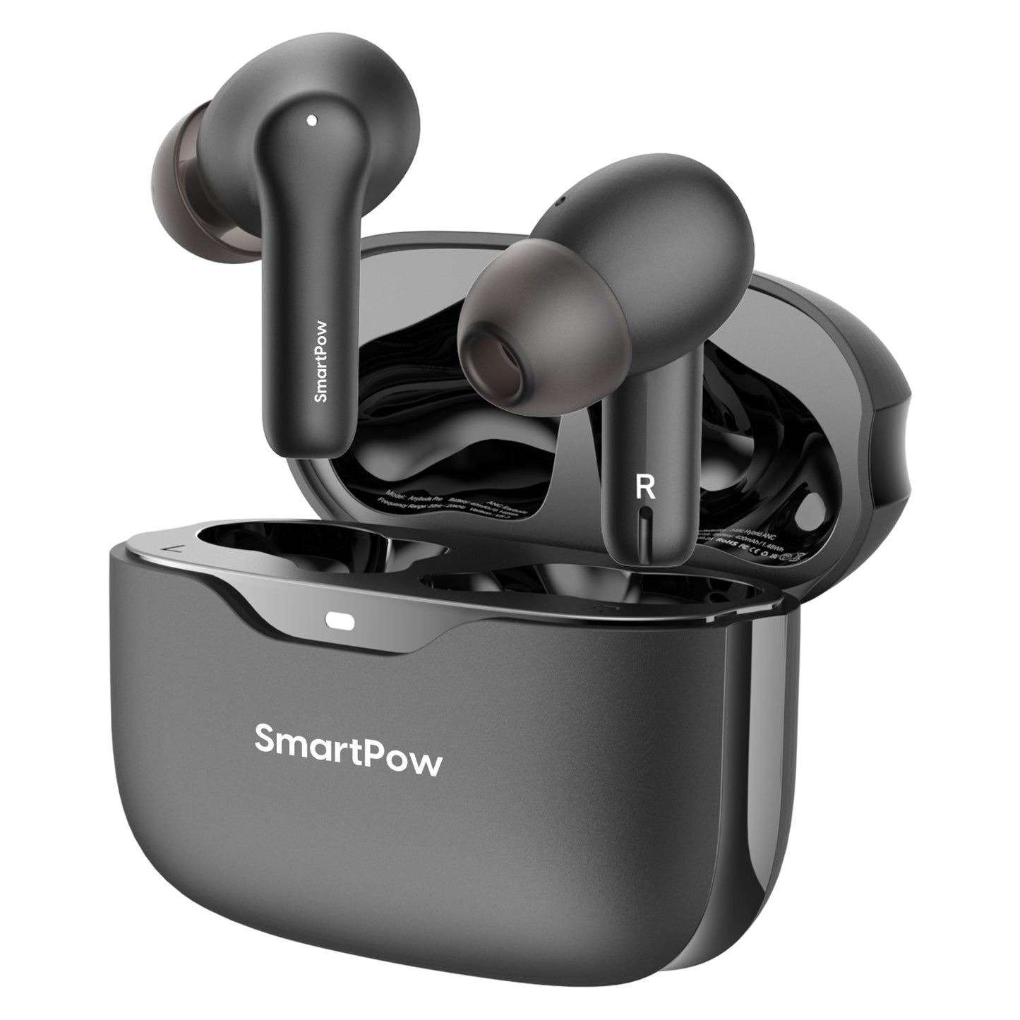 SmartPow SP5 Ergonomic In-Ear Earbuds with Enhanced Bass and Integrated Controls