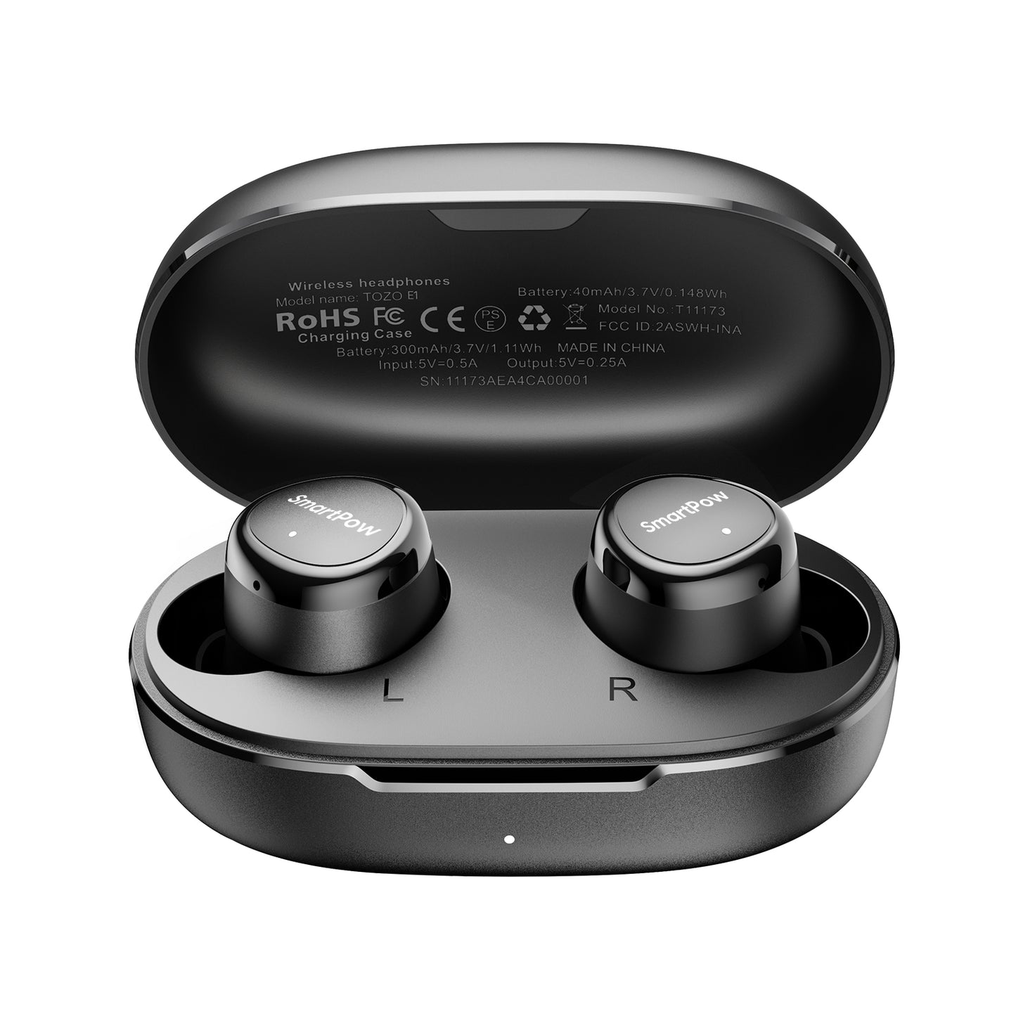 SmartPow SP9 Stylish Wireless Earbuds with Ambient Mode and Quick Pairing" Product Description